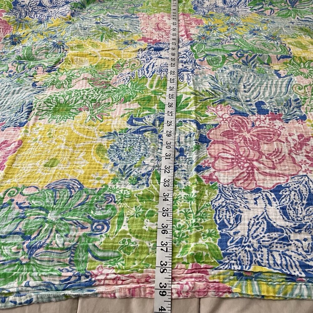 Lilly Pulitzer Pottery Barn Kids Swaddle Organic Cotton Exclusive Designer - Picture 3 of 7